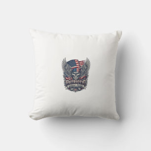 Coussin Rocker du bandana patriotique Méta musique Old Glo