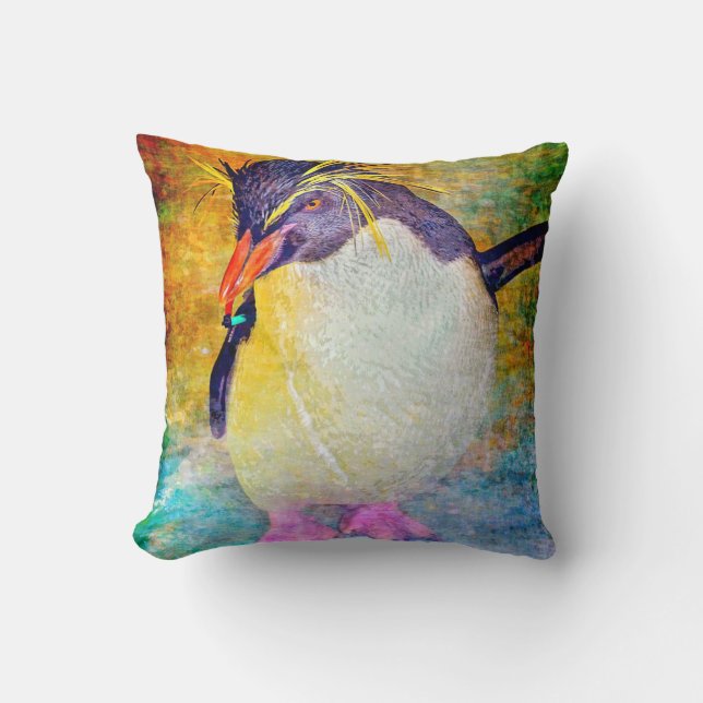 Coussin Rockhopper penguin (Recto)