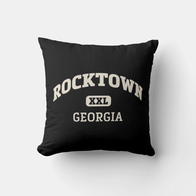 Coussin Rocktown College Style Rock Escalade Area Design (Recto)
