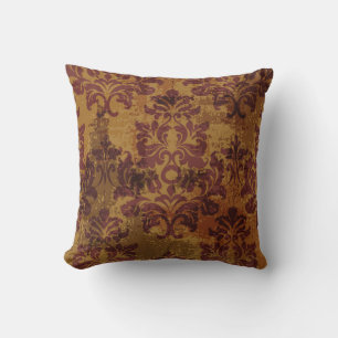 Coussin Rococo baroque sans couture motif