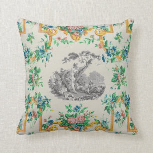 Coussin Rococo François Boucher Vignette Motif