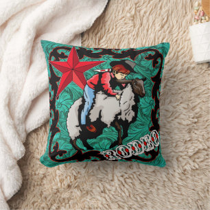 Coussin Rodeo Cowboy Mutton Bustin" Jeu d'oreiller