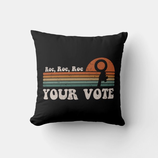 Coussin Roe Roe Roe Votre Vote 69 (Recto)