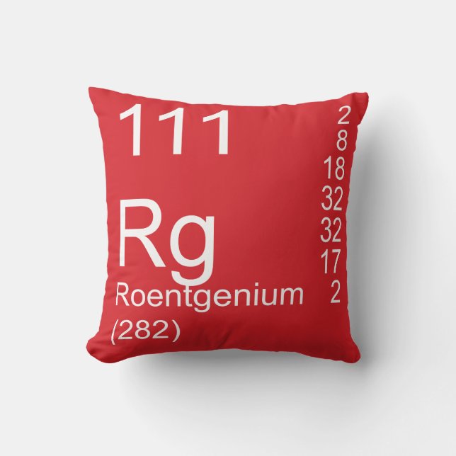 Coussin Roentgenium (Recto)