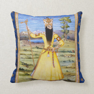 Coussin Roi de Fath Ali Fatali Shah Qajar
