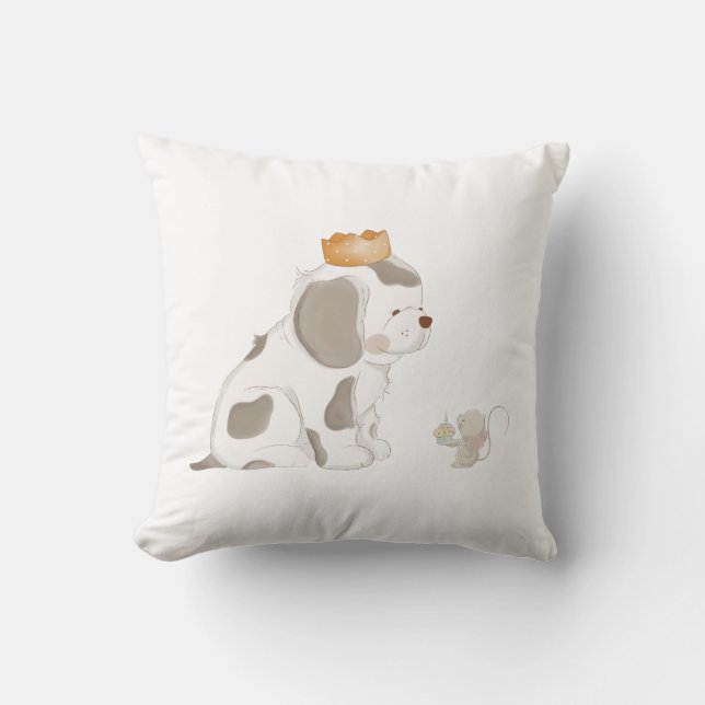 Coussin Roi des friandises (Recto)