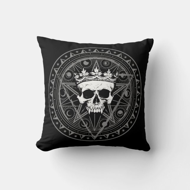 Coussin Roi des morts : Dark Royal Vampire Sigil (Recto)