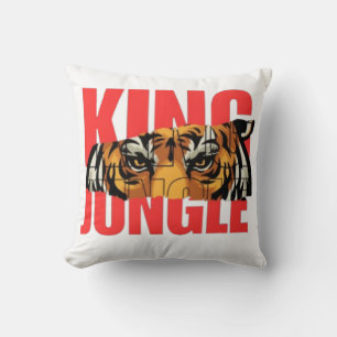 Coussin Roi Jungle – Conception de la puissance du tigre s