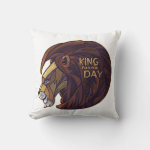 Coussin Roi pour le jour