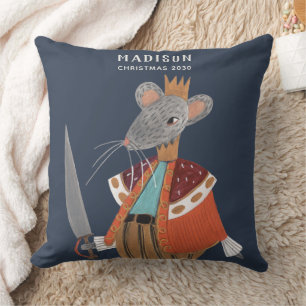 Coussin Roi Souris Casse-Noisette