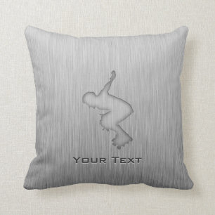 Coussin Roller balayé de Métal-regard