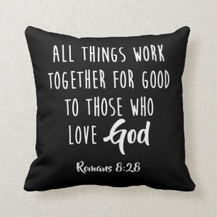 Coussin Romans 828 Toutes Les Choses Travaillent Ensemble 