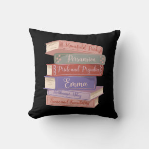 Coussin Romans de Jane Austen V