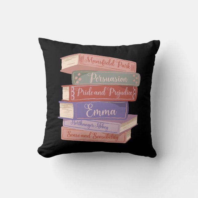 Coussin Romans de Jane Austen V (Recto)