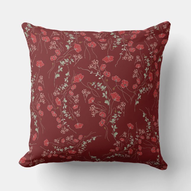 Coussin Romantic-themed decorative pillow (Recto)