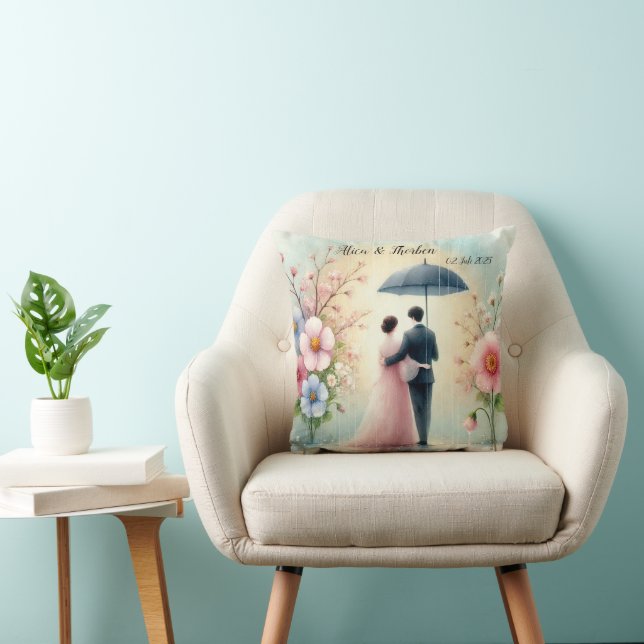 Coussin Romantic Wedding pastell (Chaise)
