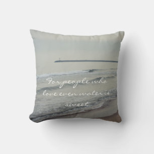 Coussin Romantic winter seascape