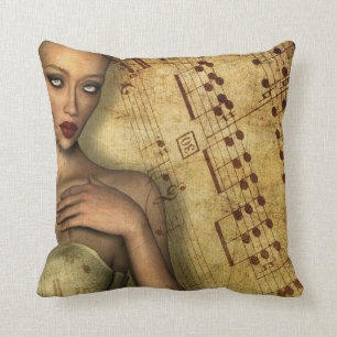 Coussin Romantique inspiré par la musique