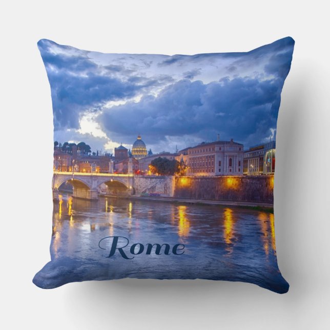 Coussin Rome Italie Belle (Recto)