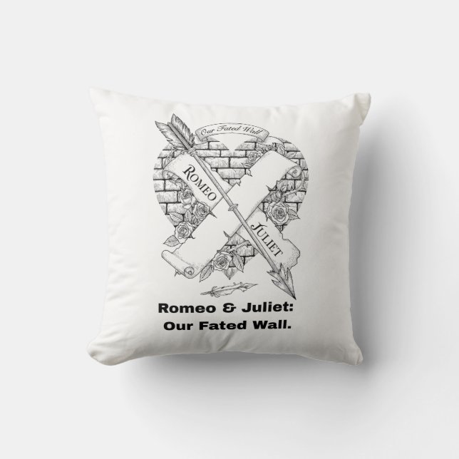 Coussin Romeo and Juliet T-Shirt (Recto)