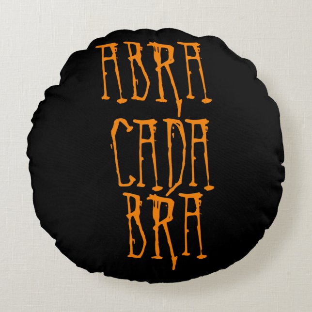 Coussin rond Abracadabra (Devant)