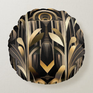 Coussin rond Art déco