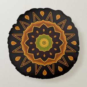 Coussin rond Art déco