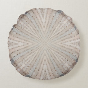 Coussin rond Conçu rose Clam Personnalisé