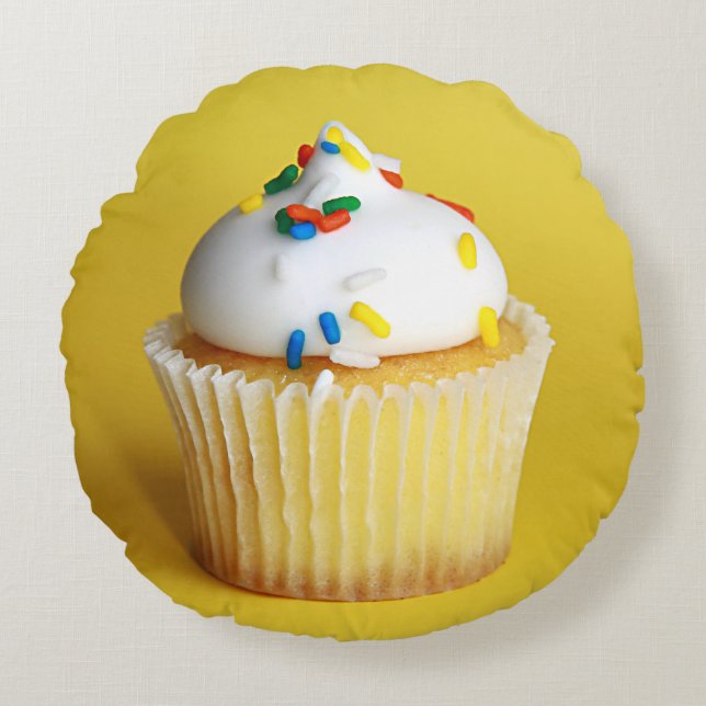 Coussin rond Cupcake (Devant)