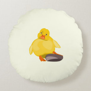 Coussin rond Cute Canard