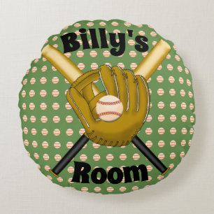 Coussin rond de baseball