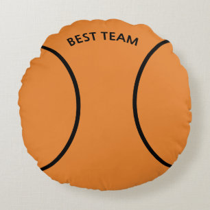 Coussin rond de basket-ball