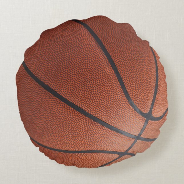 Coussin rond de basket-ball (Dos)