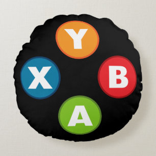 Coussin rond de contrôleur de jeu vidéo pour le