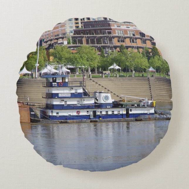 Coussin rond de Covington (Devant)