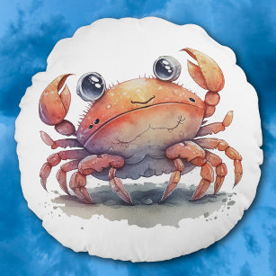 Coussin rond de crabe mou