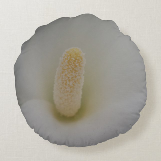 Coussin rond de fleurs Magnolia (Dos)