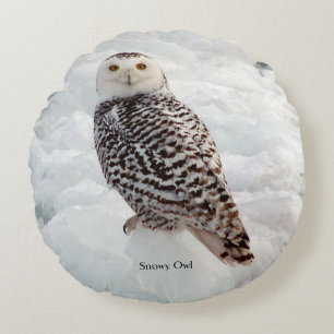 Coussin rond de hibou de Milou