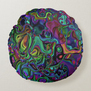 Coussin rond de la fusion cérébrale