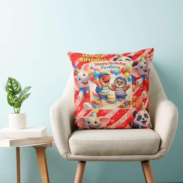 Coussin rond de personnage de premier tour (Chaise)