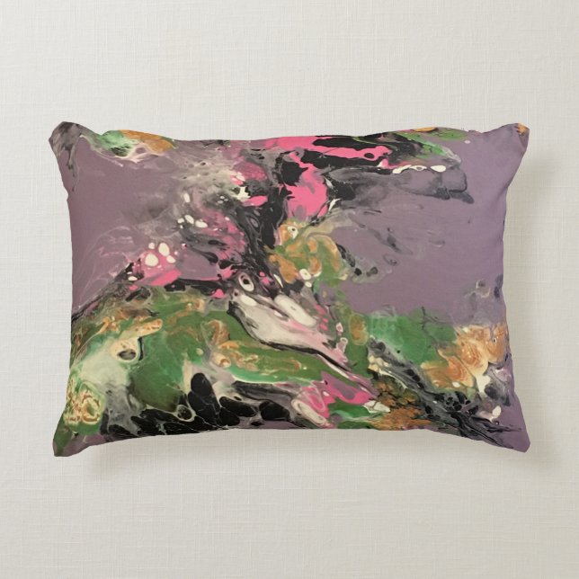 Coussin rond de poisson frit (Devant)