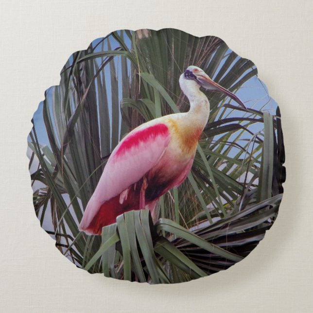 Coussin rond de porte-feuille Roseate (Devant)