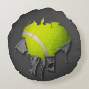 Coussin rond de tennis Torn