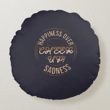 COUSSIN ROND DÉCORATION MAISON CHOISISSEZ JOIEUX R