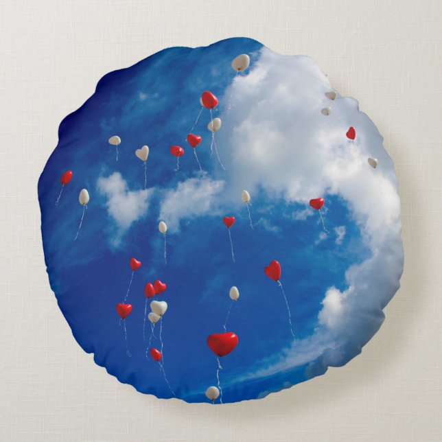 Coussin rond des ballons cardiaques (Dos)