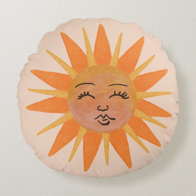 Coussin rond dim jour et nuit (Devant)
