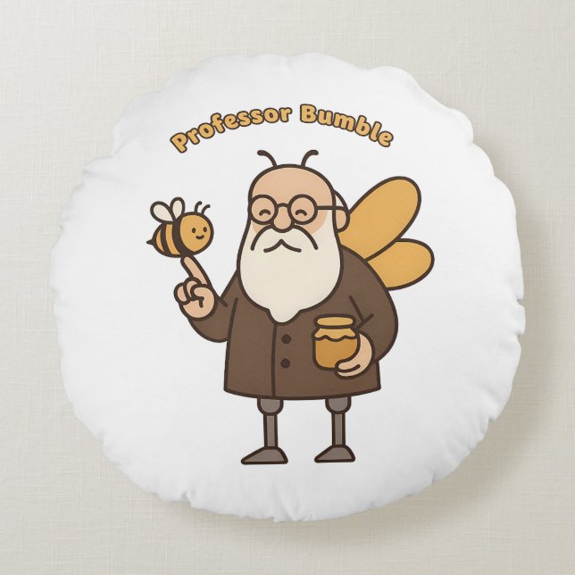 Coussin rond du professeur Bumble (Devant)