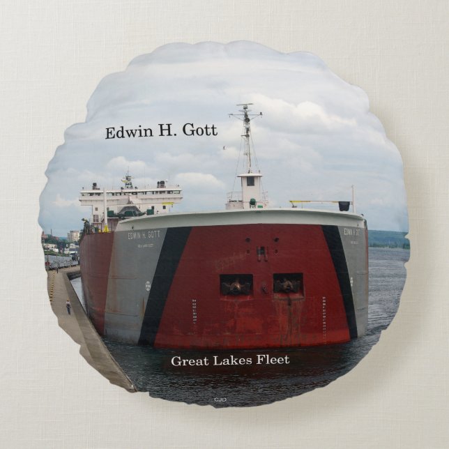 Coussin rond Edwin H. Gott (Devant)