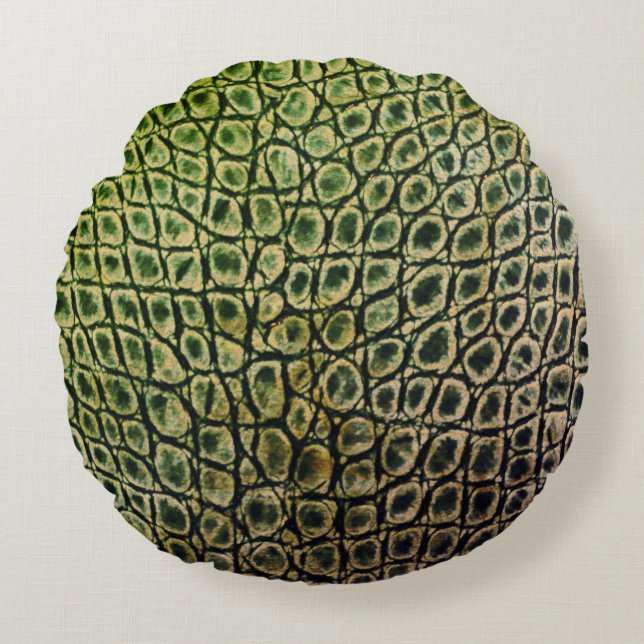 Coussin ROND EN BOIS D'OLIVE (Devant)