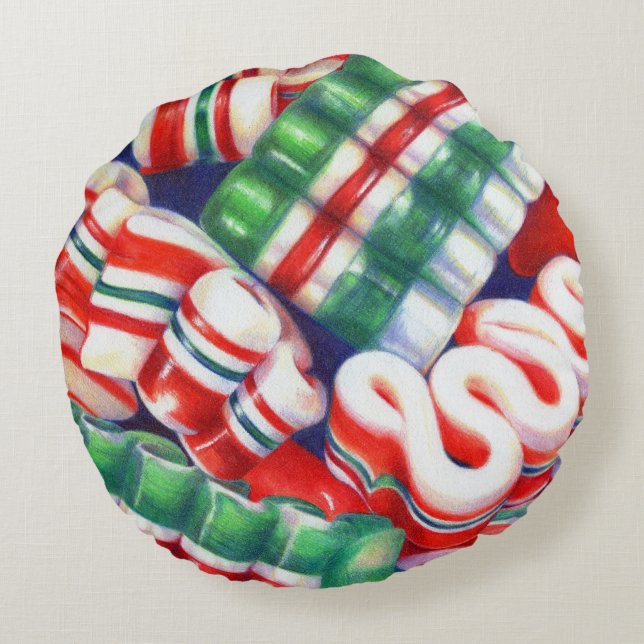 COUSSIN ROND EN SUCRE D'ORGE (Dos)